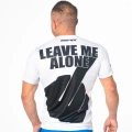 Biała Koszulka Termoaktywna Leave Me Alone (Fuck)