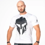 Spartan Biała Koszulka Treningowa