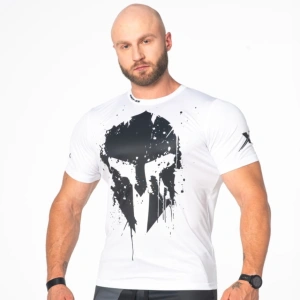 Spartan Biała Koszulka Treningowa