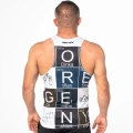 Biały tank-top treningowy męski Dobre Geny