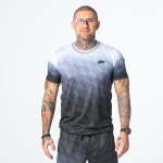 Czarno-szara koszulka treningowa Fence Grey