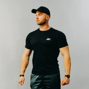 Koszulka Czarna Bawełniana Fitwear Classic