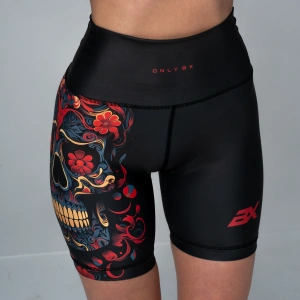 Czarne kolarki damskie Red Skull