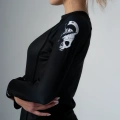  Czarny rashguard damski czaszka