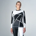 Czarno-biały Rashguard Damski Arcticuin Czarno-biały rashguard damski Arcticuin.webp