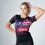 T-shirt damski crossfit Nexus