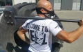 Biały T-shirt treningowy HELL